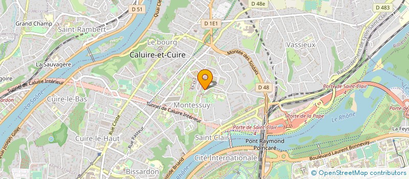 localisation de l'entreprise COPROPRIETE à CALUIRE-ET-CUIRE