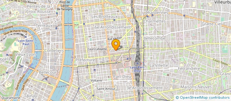 localisation de l'entreprise COPROPRIETE  LYON