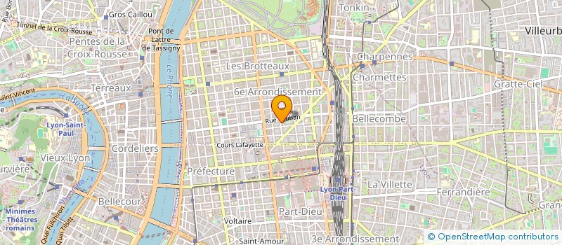 localisation de l'entreprise COPROPRIETE  LYON