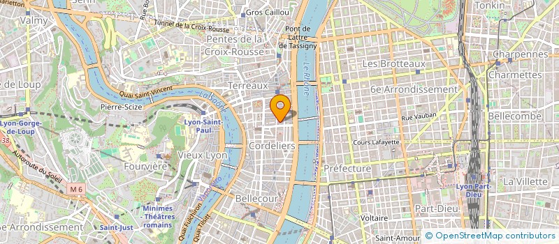 localisation de l'entreprise COPROPRIETE  LYON