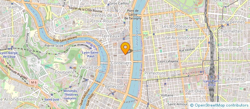 localisation de l'entreprise COPROPRIETE  LYON