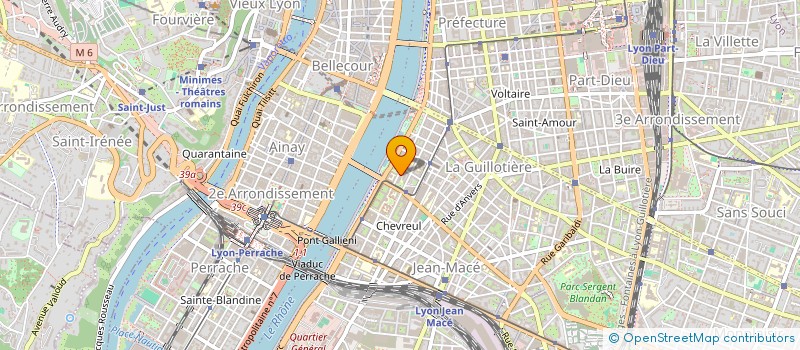 localisation de l'entreprise COPROPRIETE  LYON