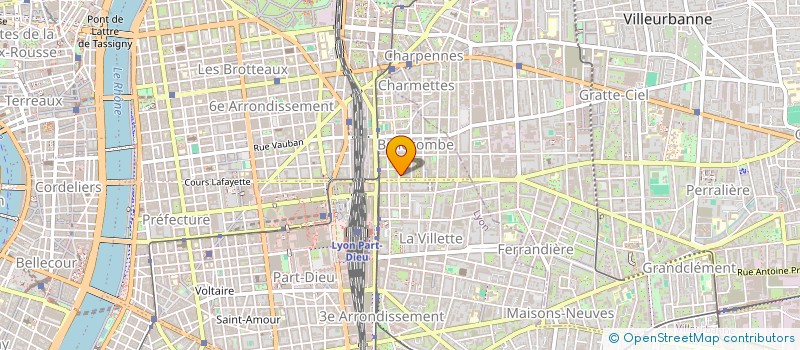 localisation de l'entreprise COPROPRIETE  LYON