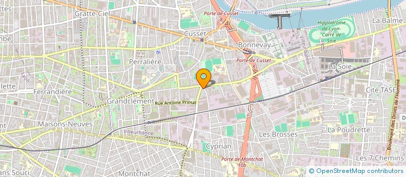 localisation de l'entreprise COPROPRIETE  VILLEURBANNE