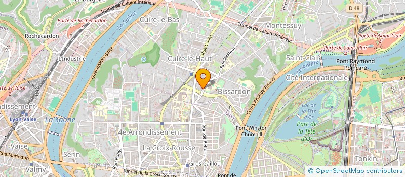 localisation de l'entreprise COPROPRIETE à CALUIRE-ET-CUIRE