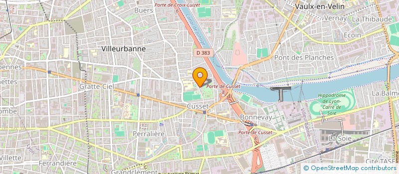 localisation de l'entreprise COPROPRIETE  VILLEURBANNE