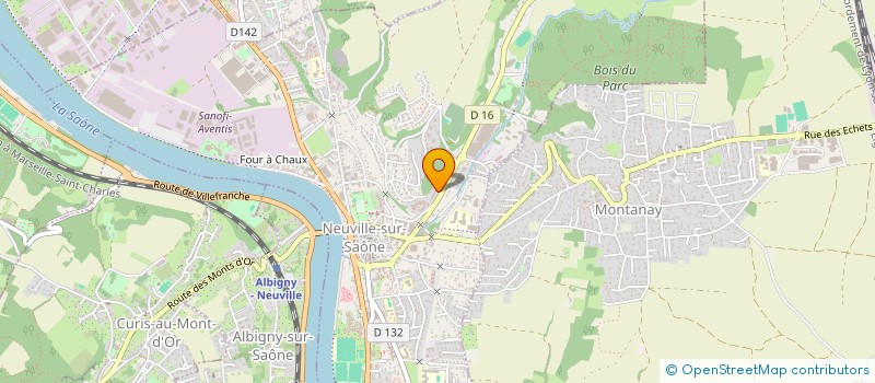 localisation de l'entreprise COPROPRIETE à NEUVILLE-SUR-SAONE