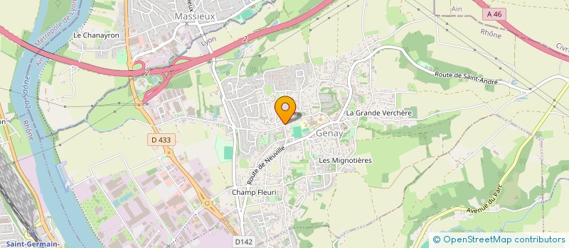 localisation de l'entreprise COPROPRIETE  GENAY