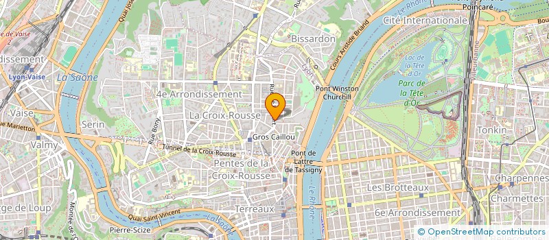 localisation de l'entreprise COPROPRIETE  LYON