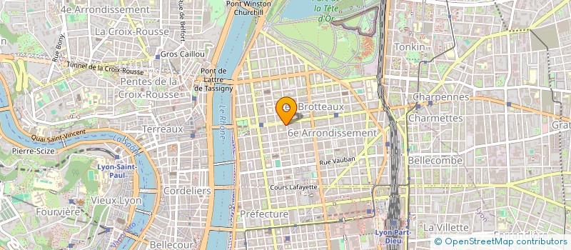 localisation de l'entreprise COPROPRIETE  LYON