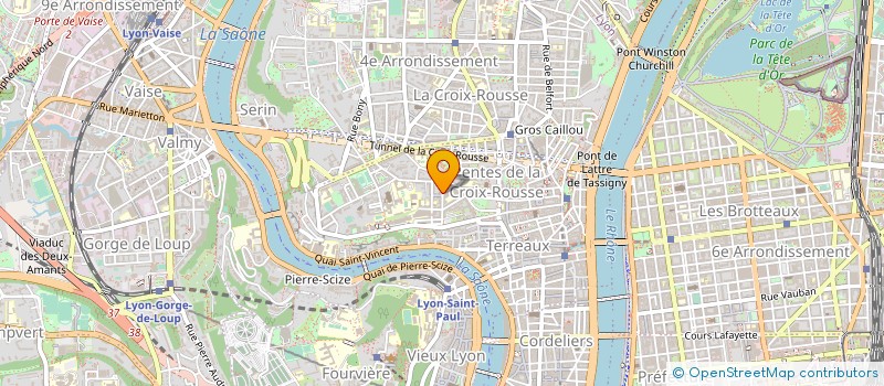 localisation de l'entreprise COPROPRIETE à LYON
