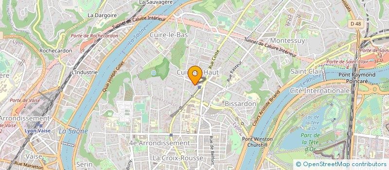 localisation de l'entreprise COPROPRIETE à CALUIRE-ET-CUIRE