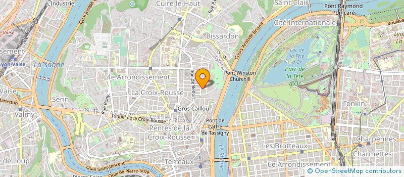 localisation de l'entreprise COPROPRIETE  LYON