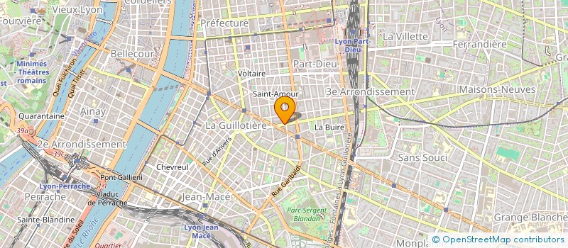 localisation de l'entreprise COPROPRIETE  LYON