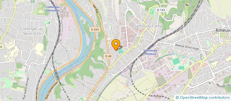 localisation de l'entreprise COPROPRIETE  FONTAINES SUR SAONE