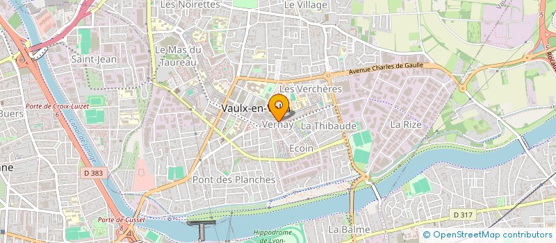 localisation de l'entreprise COPROPRIETE  VAULX-EN-VELIN