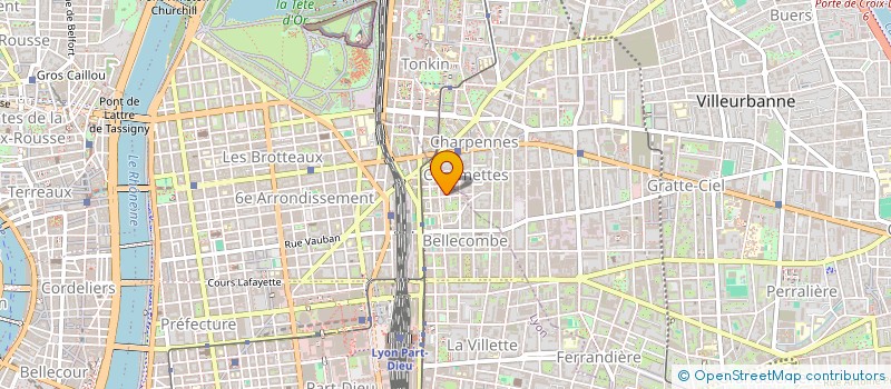 localisation de l'entreprise COPROPRIETE  LYON