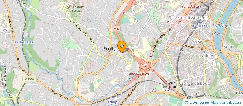 localisation de l'entreprise COPROPRIETE  ECULLY