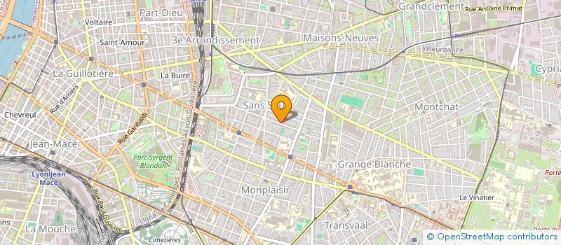 localisation de l'entreprise COPROPRIETE  LYON