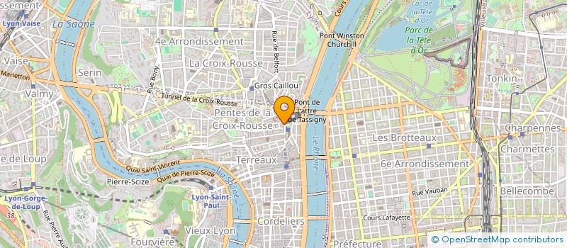 localisation de l'entreprise COPROPRIETE à LYON