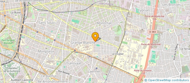 localisation de l'entreprise COPROPRIETE  LYON