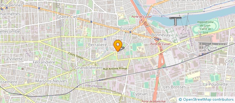 localisation de l'entreprise COPROPRIETE  VILLEURBANNE