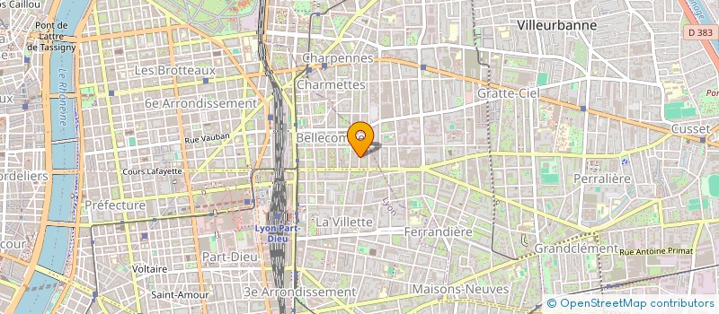 localisation de l'entreprise COPROPRIETE  LYON