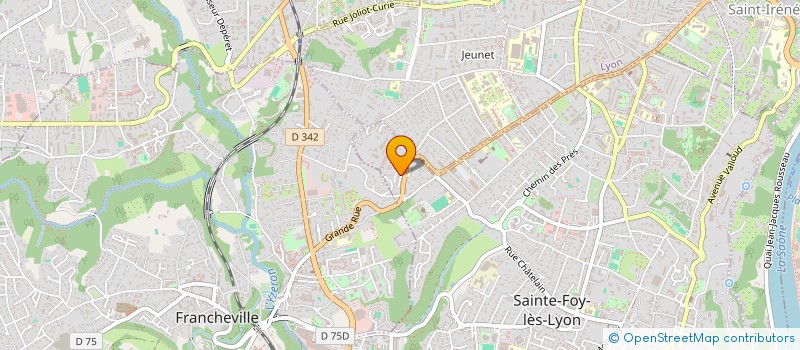 localisation de l'entreprise COPROPRIETE  SAINTE-FOY-LES-LYON