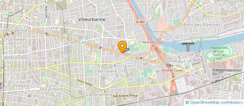 localisation de l'entreprise COPROPRIETE  VILLEURBANNE