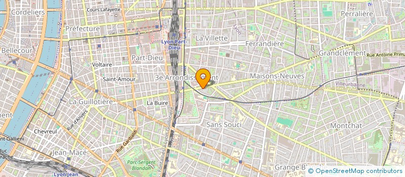 localisation de l'entreprise COPROPRIETE  LYON