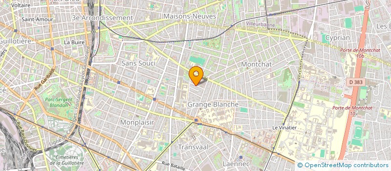 localisation de l'entreprise COPROPRIETE  LYON