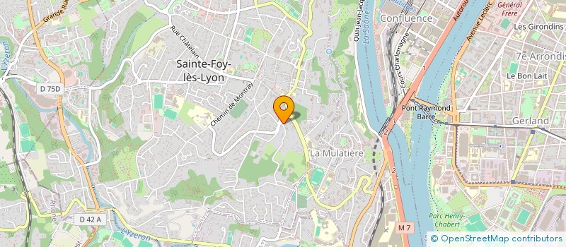 localisation de l'entreprise COPROPRIETE  SAINTE-FOY-LES-LYON