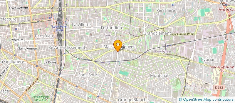 localisation de l'entreprise COPROPRIETE  LYON