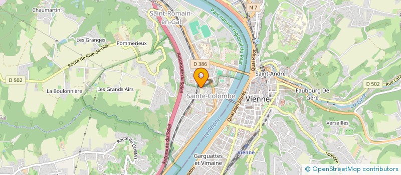 localisation de l'entreprise COPROPRIETE  SAINT-ROMAIN-EN-GAL