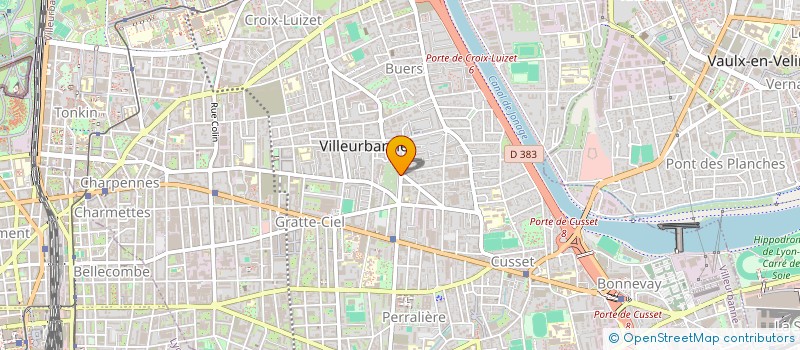 localisation de l'entreprise COPROPRIETE  VILLEURBANNE