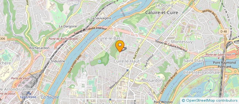 localisation de l'entreprise COPROPRIETE à CALUIRE-ET-CUIRE