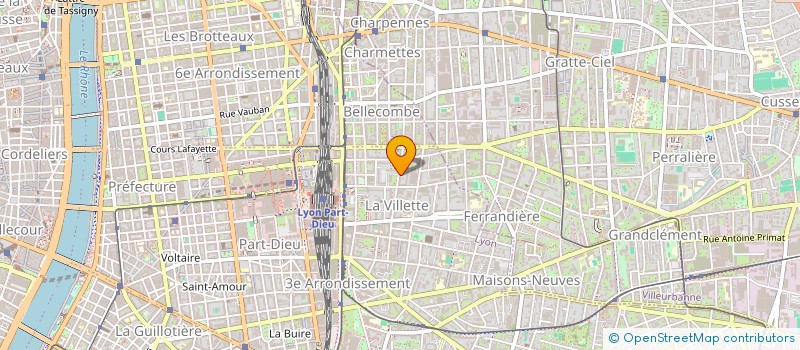 localisation de l'entreprise COPROPRIETE  LYON