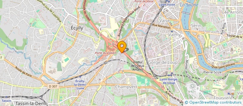 localisation de l'entreprise COPROPRIETE  LYON