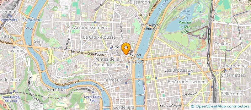 localisation de l'entreprise COPROPRIETE à LYON