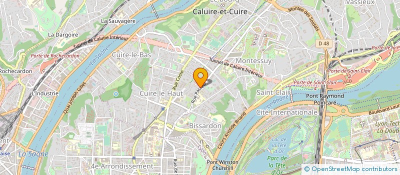 localisation de l'entreprise COPROPRIETE à CALUIRE-ET-CUIRE