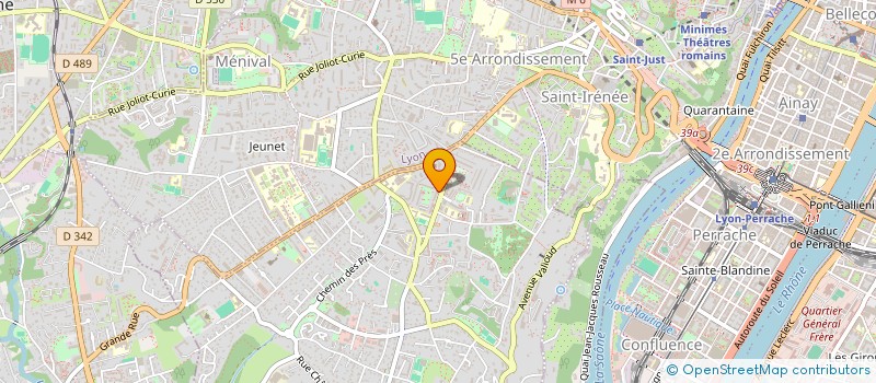 localisation de l'entreprise COPROPRIETE  SAINTE-FOY-LES-LYON