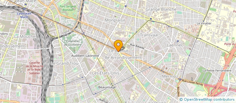 localisation de l'entreprise COPROPRIETE  LYON