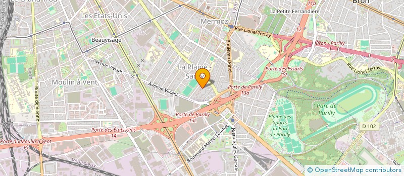 localisation de l'entreprise COPROPRIETE  LYON