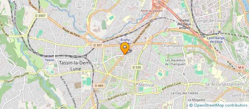 localisation de l'entreprise COPROPRIETE  TASSIN-LA-DEMI-LUNE