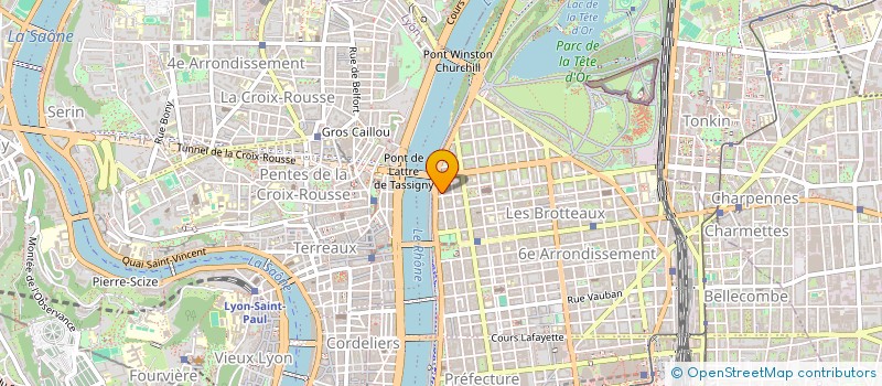 localisation de l'entreprise COPROPRIETE  LYON