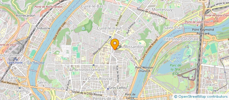 localisation de l'entreprise COPROPRIETE à CALUIRE-ET-CUIRE