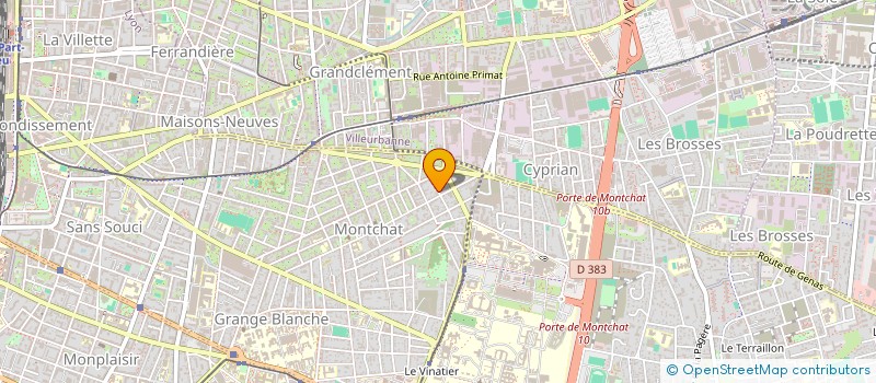 localisation de l'entreprise COPROPRIETE  LYON