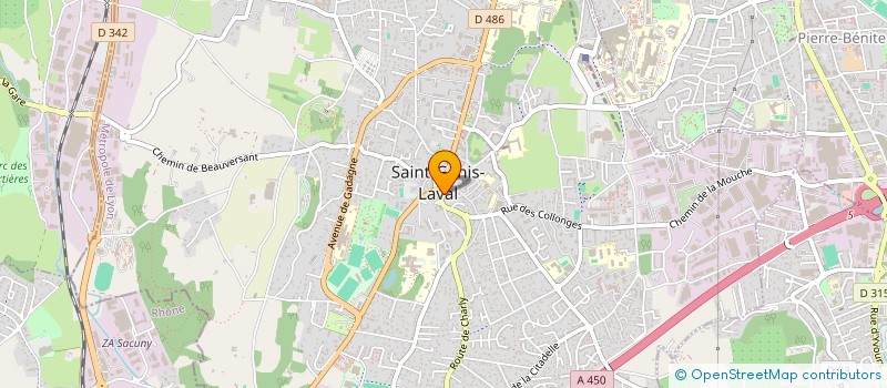 localisation de l'entreprise COPROPRIETE  SAINT-GENIS-LAVAL