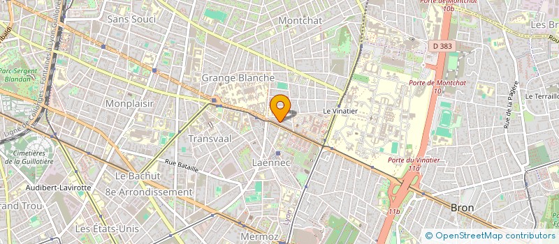 localisation de l'entreprise COPROPRIETE  LYON