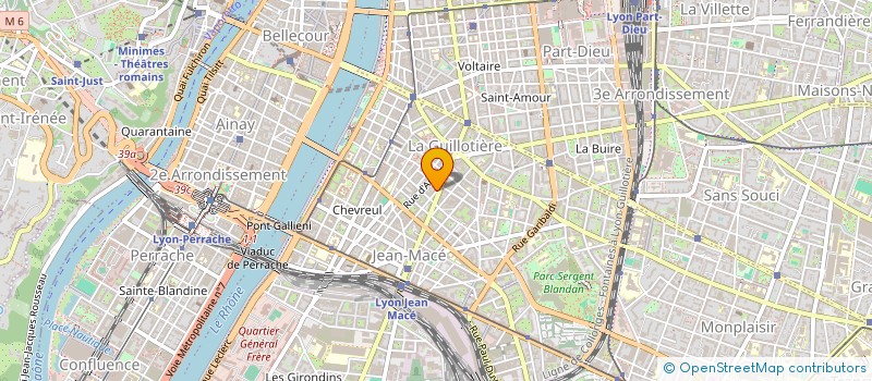 localisation de l'entreprise COPROPRIETE  LYON